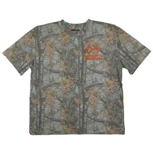 Diamond Cross Ranch Shirt Large Real Tree Camo Land and Cattle Company Art New